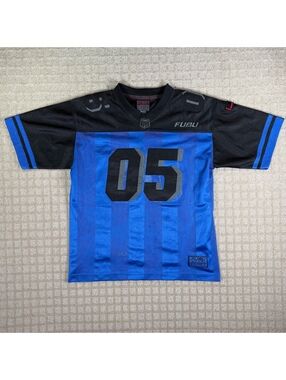 Fubu Sport Blue Black Jersey Youth M